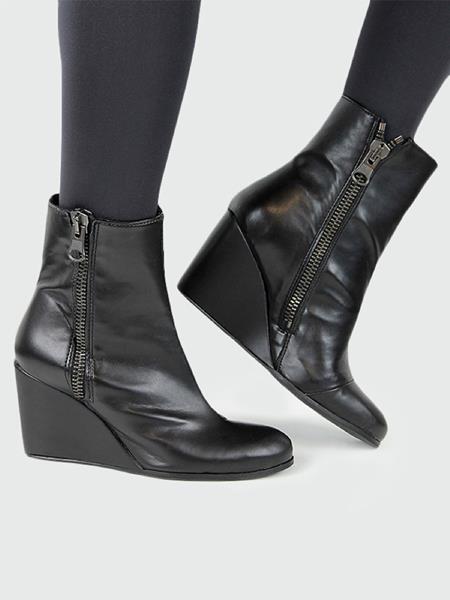 Wedge Boots Black from Shop Like You Give a Damn
