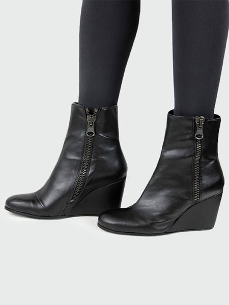 Wedge Boots Black from Shop Like You Give a Damn
