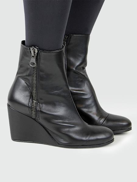 Wedge Boots Black from Shop Like You Give a Damn