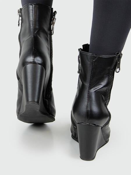 Wedge Boots Black from Shop Like You Give a Damn