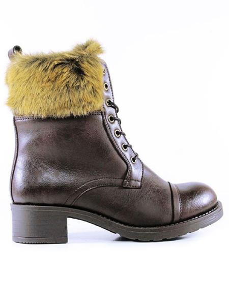 Insulated Aviator Boots Dark Brown via Shop Like You Give a Damn