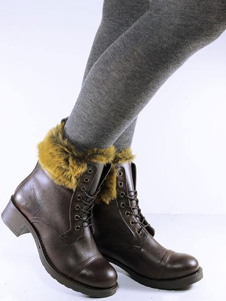 Insulated Aviator Boots Dark Brown from Shop Like You Give a Damn