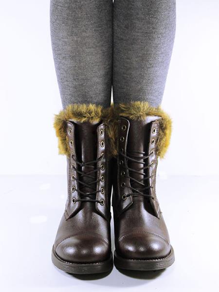 Insulated Aviator Boots Dark Brown from Shop Like You Give a Damn