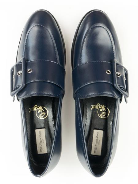 Loafers Buckle Dark Blue from Shop Like You Give a Damn