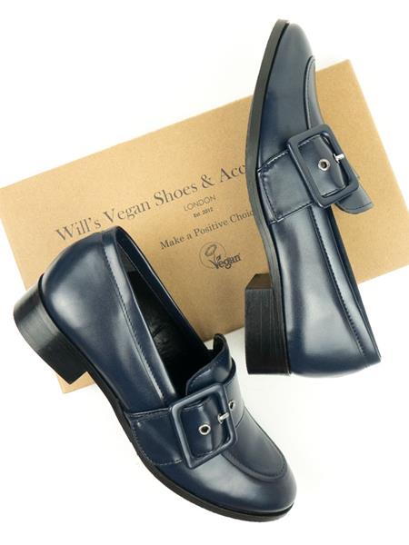 Loafers Buckle Dark Blue from Shop Like You Give a Damn