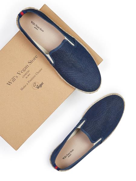 Espadrille Loafers Dark Blue from Shop Like You Give a Damn