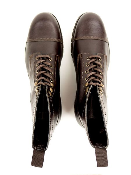 Work Boots Dark Brown via Shop Like You Give a Damn