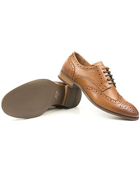 Brogue Oxfords City Wingtip Light Brown from Shop Like You Give a Damn
