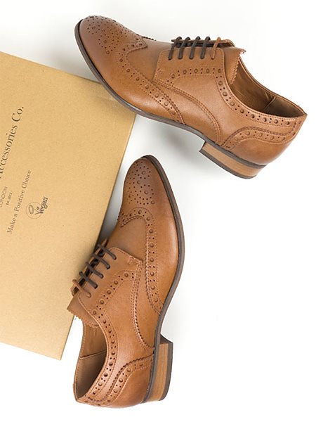 Brogue Oxfords City Wingtip Light Brown from Shop Like You Give a Damn