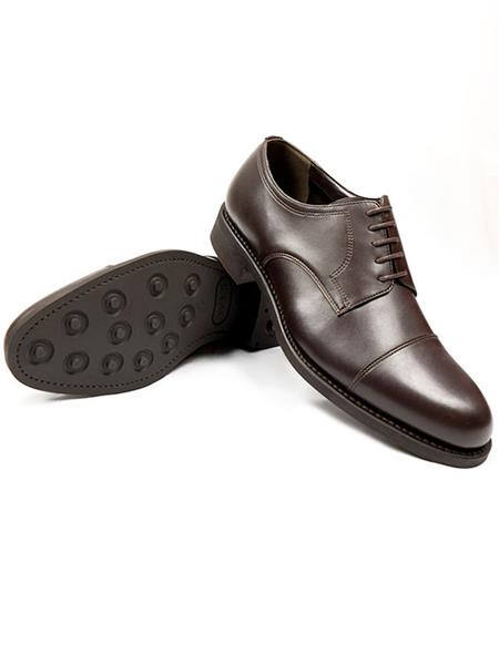 Derbys Goodyear Welt Dark Brown via Shop Like You Give a Damn