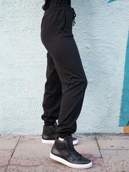 Knit Joggers Black from Shop Like You Give a Damn
