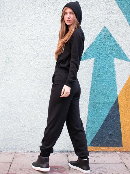 Knit Joggers Black from Shop Like You Give a Damn