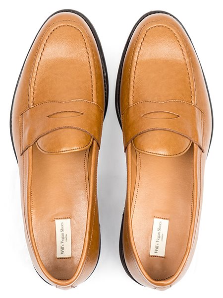 Loafers Goodyear Welt Tan via Shop Like You Give a Damn