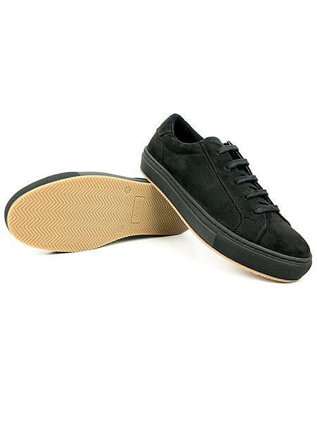 Sneakers Black Vegan Suede from Shop Like You Give a Damn