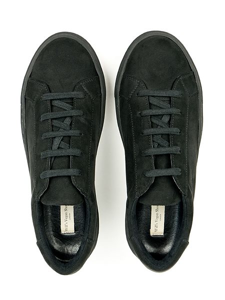 Sneakers Black Vegan Suede from Shop Like You Give a Damn