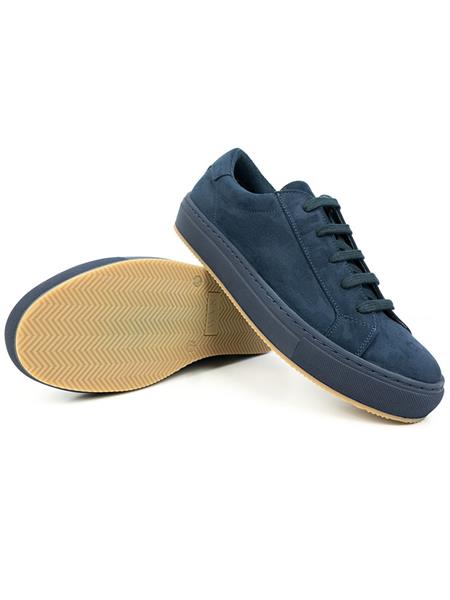 Sneakers Dark Blue Vegan Suede from Shop Like You Give a Damn