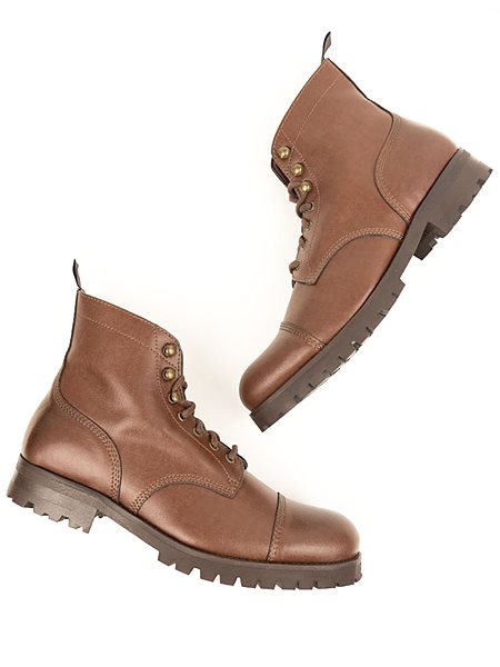 Work Boots Chestnut Brown from Shop Like You Give a Damn