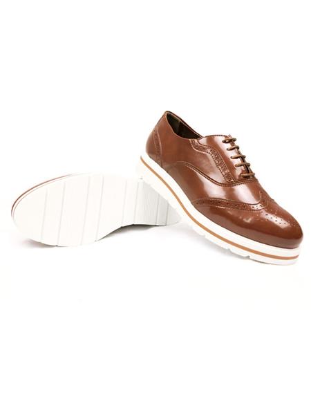 Flatform Brogues Brown via Shop Like You Give a Damn