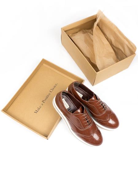 Flatform Brogues Brown from Shop Like You Give a Damn