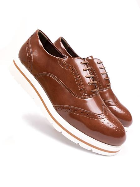Flatform Brogues Brown from Shop Like You Give a Damn