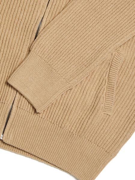 Cardigan Full Zip Knitted Tan from Shop Like You Give a Damn