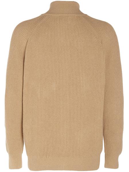 Cardigan Full Zip Knitted Tan from Shop Like You Give a Damn