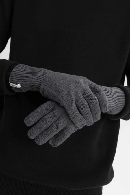 Strickhandschuhe Rishi Anthrazit Melange