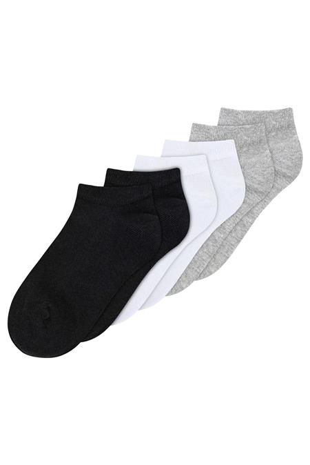 Multipack 6x Sneaker Socks Black / White / Grey-Melange