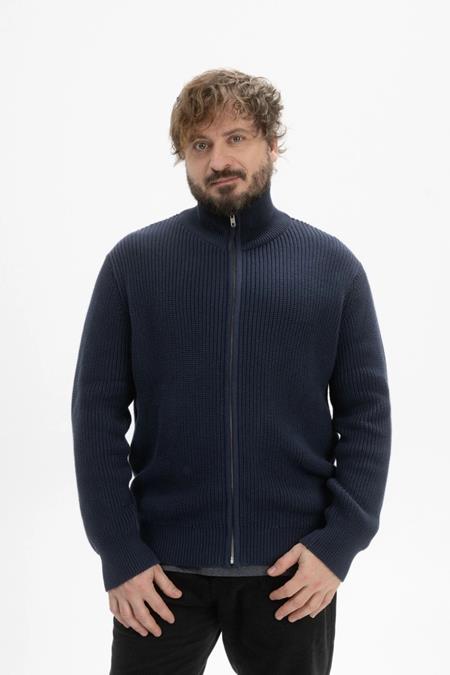 MELA: Knit Jacket Rib...