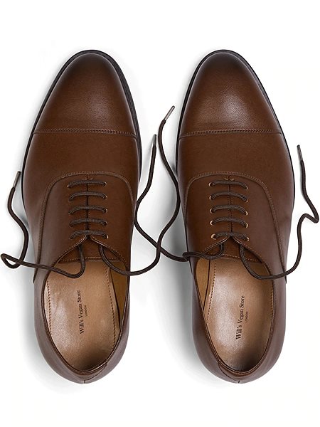 Goodyear Welt Oxfords Chestnut from Shop Like You Give a Damn