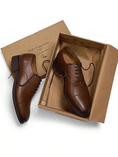 Goodyear Welt Oxfords Chestnut from Shop Like You Give a Damn