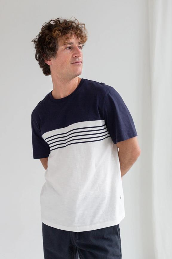T-Shirt Plavi Ecru/Navy