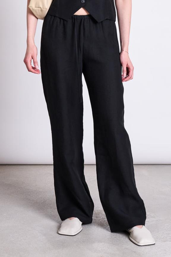 Broek Sjov Drawstring Zwart