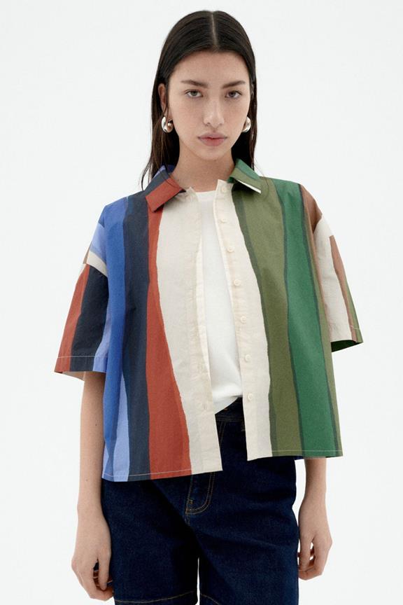 Bluse Anna River Gestreift