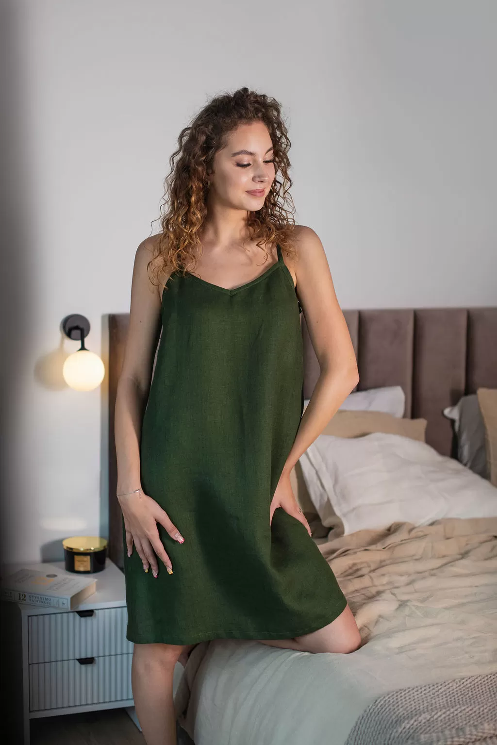 Nightgown Lisa Forest Green