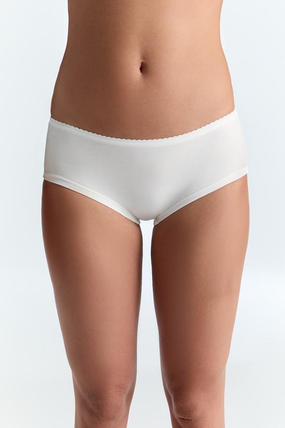 Multipack 4x Slips Mit Zarter Spitze Weiß