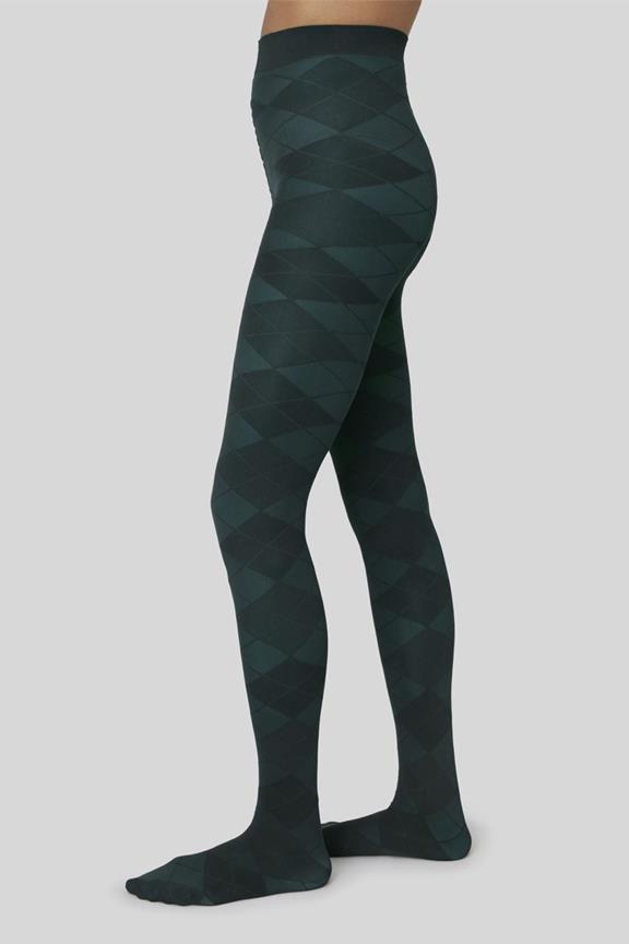 Tights Rebecka Argyle Dark Green