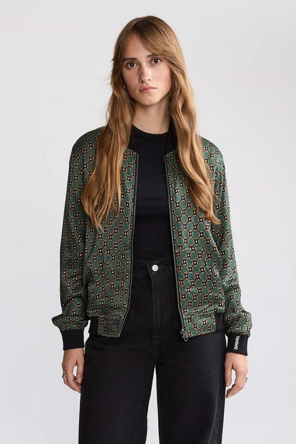 Omkeerbare Bomberjas Ruth Emerald/Black