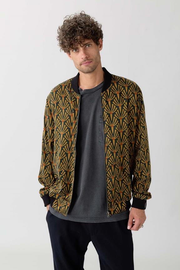 Omkeerbare Bomberjack Laslo Artdeco/Zwart