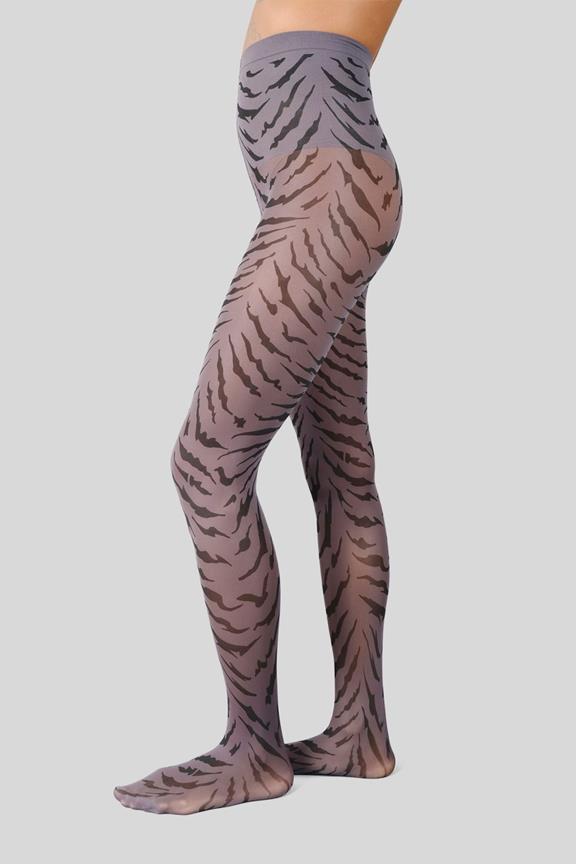 Tights Tiger Roxana Dark Grey