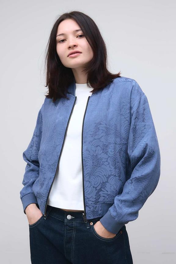 Omkeerbare Bomberjas Lene Blue