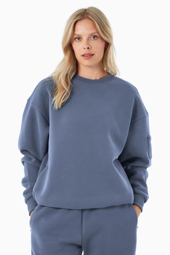 Sweatshirt Saylorr Zacht Indigo