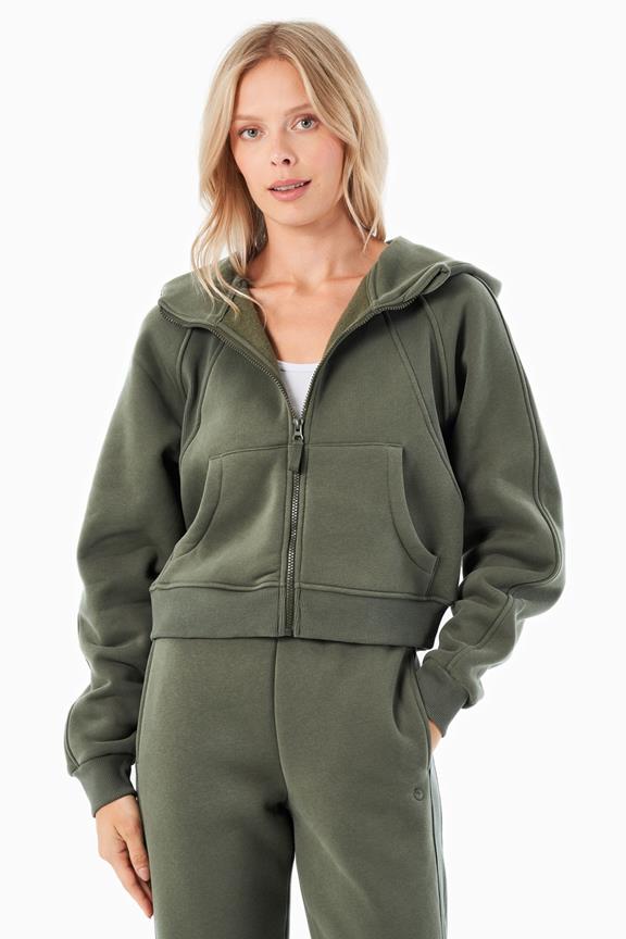 Hoodie Full Zip Joddy Olive
