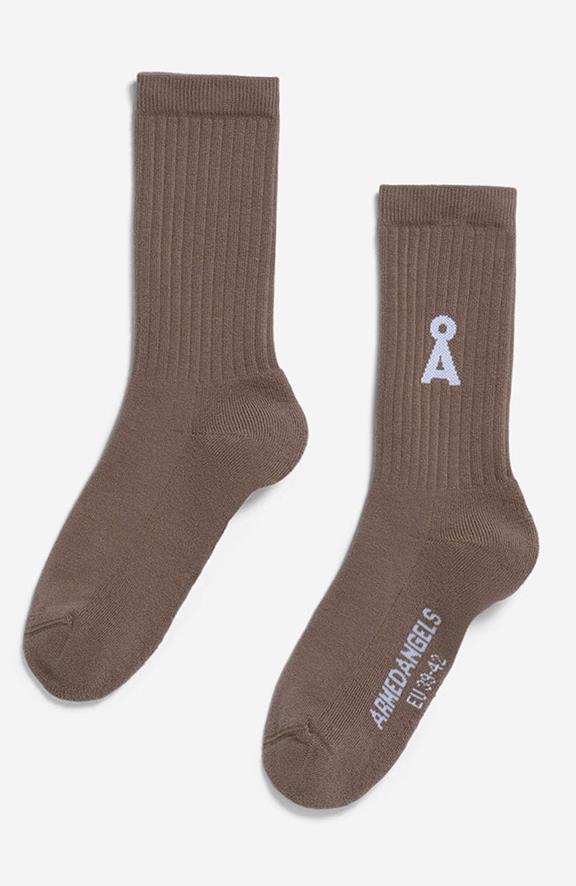 Sokken Saamus Bold Walnut Cream