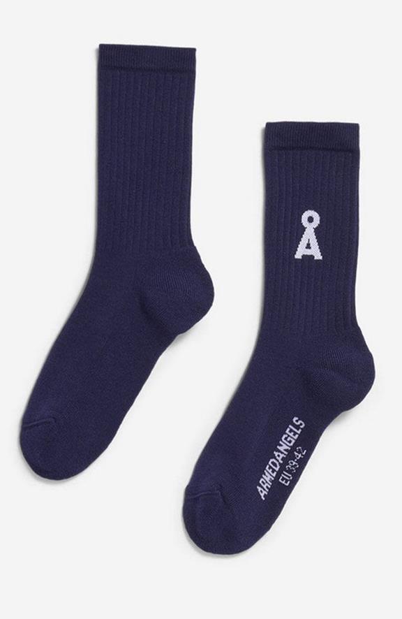 Sokken Saamus Getint Marineblauw