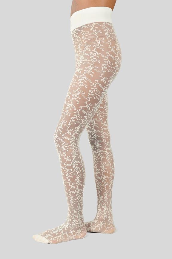 Tights Lace Lo Ivory