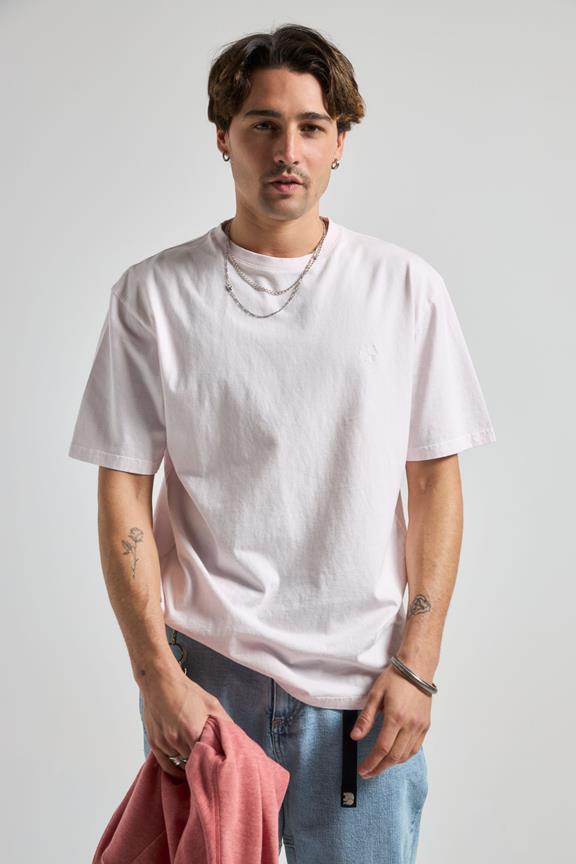 T-Shirt Essential Sunwashed Calcite Hellrosa