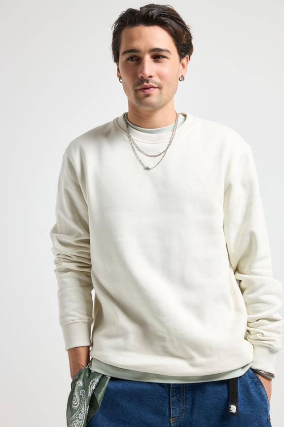 Sweatshirt Essential Sea Glass Cremefarben