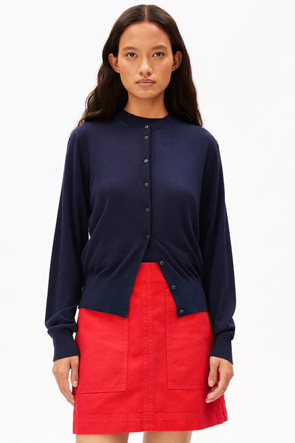 Strickjacke Feinstrick Tinted Navy