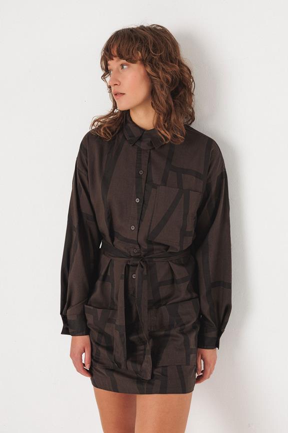 Hemdkleid Izua Braun